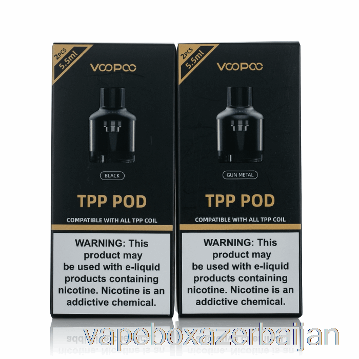 E-Juice Vape VOOPOO TPP Replacement Pods Silver